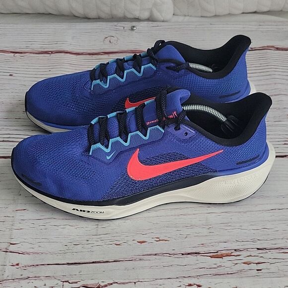 NIKE Pegasus 41 Air Zoom Blue Men's Size 8.5 - Picture 2 of 12